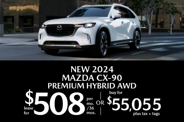 New 2024 Mazda CX-90 Premium Hybrid AWD