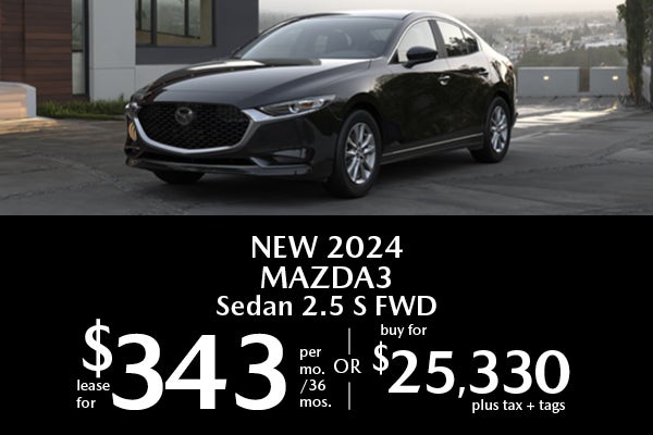 New 2024 Mazda3 Sedan 2.5 S FWD